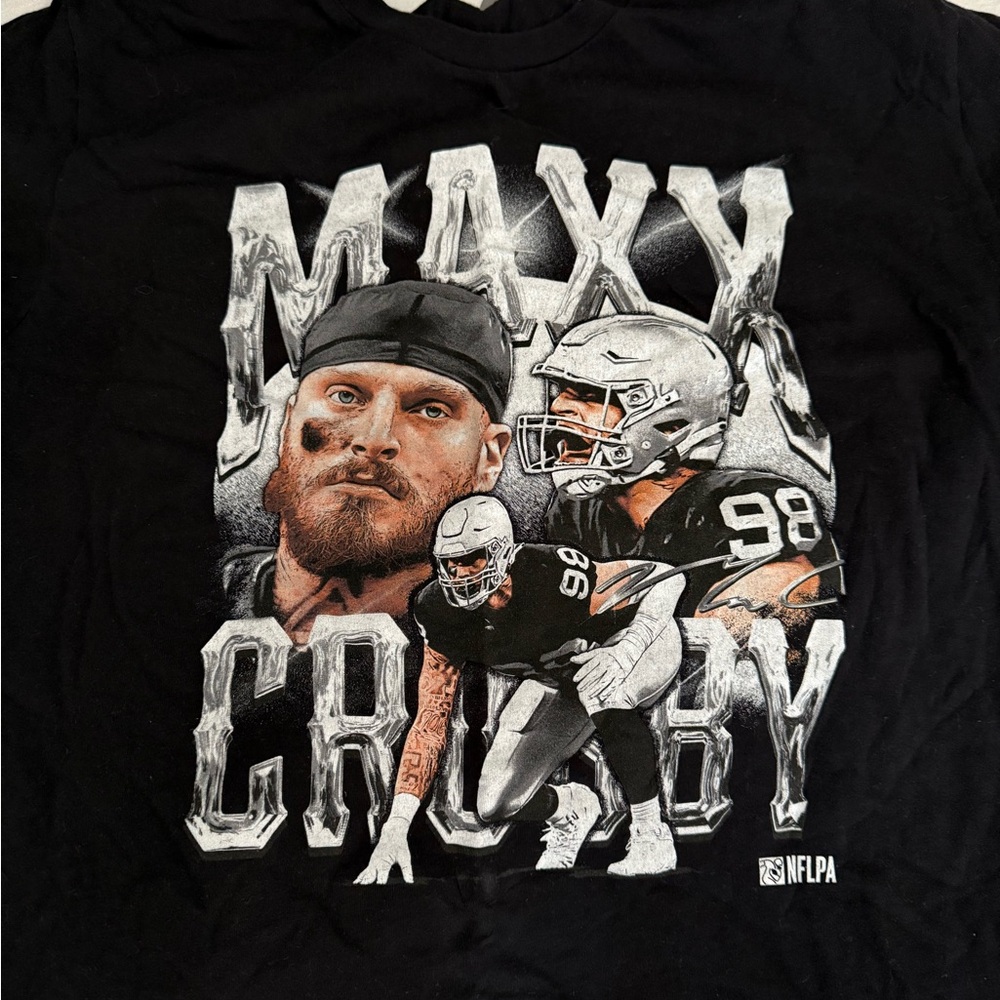 NFL Black Short Sleeve Raiders Tee
